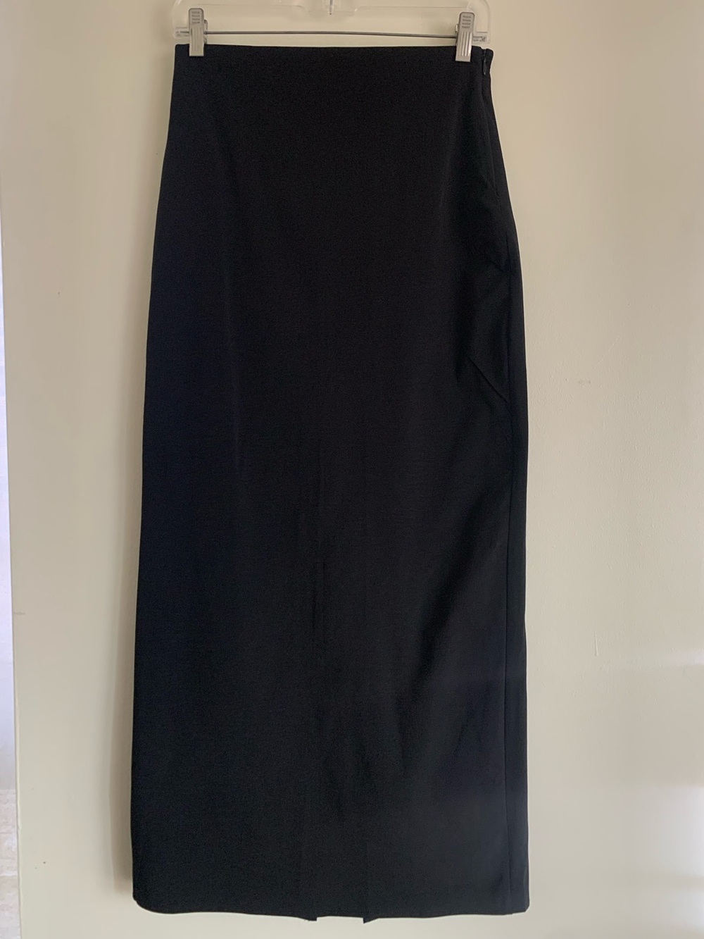 Mango Linen Pencil Skirt: A classic side-zip version back slit NWT Small